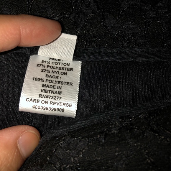 NWT* ELLE Pants Black Lace Trousers Chic - Picture 7 of 12